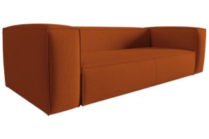 Cosmopolitan Design Terakotově oranžov&aacute; čtyřm&iacute;stn&aacute; pohovka Mackay 230 cm