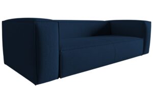 Cosmopolitan Design Tmavě modr&aacute; čtyřm&iacute;stn&aacute; pohovka Mackay 230 cm