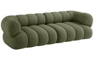 Cosmopolitan Design Zelen&aacute; čtyřm&iacute;stn&aacute; pohovka Koge 240 cm