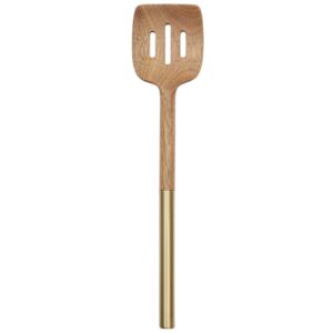 Dřevěn&aacute; hranat&aacute; vařečka Kave Home Sataya II.