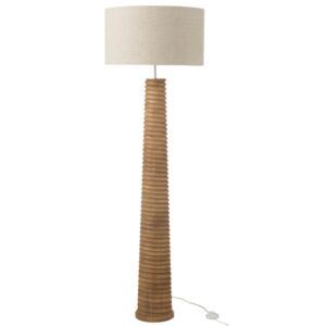 Dřevěn&aacute; stojac&iacute; lampa J-line Ailan 160 cm