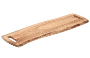 Dřevěn&eacute; serv&iacute;rovac&iacute; prk&eacute;nko Kave Home Zeun L