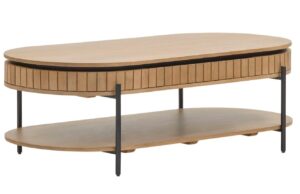 Dřevěn&yacute; konferenčn&iacute; stolek Kave Home Licia 130 x 65 cm