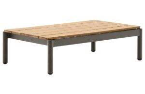 Dřevěn&yacute; zahradn&iacute; konferenčn&iacute; stolek Kave Home Sorells 91 x 52