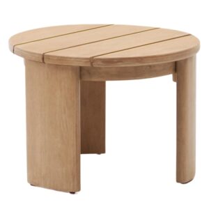 Dřevěn&yacute; zahradn&iacute; odkl&aacute;dac&iacute; stolek Kave Home Xoriguer 60 cm
