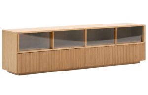 Dubov&aacute; komoda Kave Home Helvine 200 x 40 cm