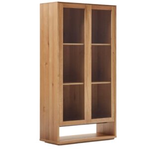 Dubov&aacute; vitr&iacute;na Kave Home Alguema 185 x 100 cm