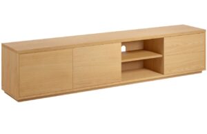 Dubov&yacute; TV stolek Kave Home Abilen 200 x 36 cm