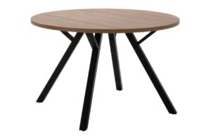 Dubov&yacute; kulat&yacute; j&iacute;deln&iacute; stůl Marckeric Beni 120 cm