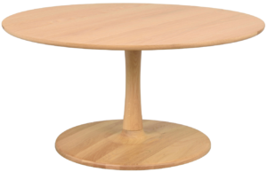 Dubov&yacute; kulat&yacute; konferenčn&iacute; stolek ROWICO HOBART 90 cm
