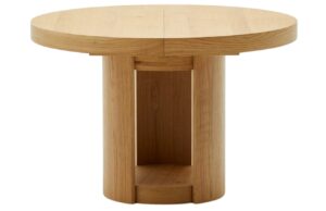 Dubov&yacute; rozkl&aacute;dac&iacute; j&iacute;deln&iacute; stůl Kave Home Artis 150/200 x 150 cm