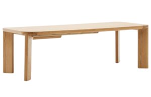 Dubov&yacute; rozkl&aacute;dac&iacute; j&iacute;deln&iacute; stůl Kave Home Jondal 240/320 x 100 cm