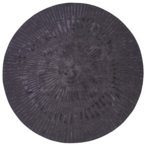 Fargotex Tmavě &scaron;ed&yacute; kulat&yacute; koberec Radius 250 cm