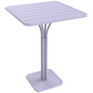 Fialov&yacute; kovov&yacute; barov&yacute; stůl Fermob Luxembourg Pedestal 80 x 80 cm