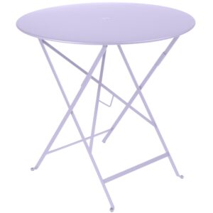 Fialov&yacute; kovov&yacute; skl&aacute;dac&iacute; stůl Fermob Bistro &Oslash; 77 cm