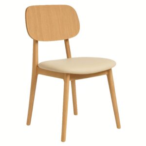 FormWood B&eacute;žov&aacute; koženkov&aacute; j&iacute;deln&iacute; židle Rabbit