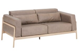 Gazzda Kožen&aacute; pohovka Fawn 180 cm
