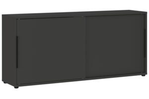Germania Tmavě &scaron;ed&aacute; kancel&aacute;řsk&aacute; skř&iacute;ň Mailand 74 x 160 cm