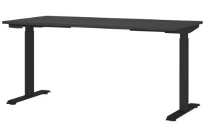Germania Tmavě &scaron;ed&yacute; v&yacute;&scaron;kově nastaviteln&yacute; pracovn&iacute; stůl Mailand 160 x 80 cm