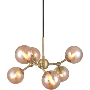 Halo Design Skleněn&eacute; z&aacute;věsn&eacute; světlo Atom 45 cm
