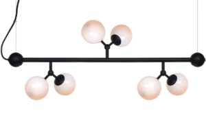 Halo Design Skleněn&eacute; z&aacute;věsn&eacute; světlo Atom 80 cm