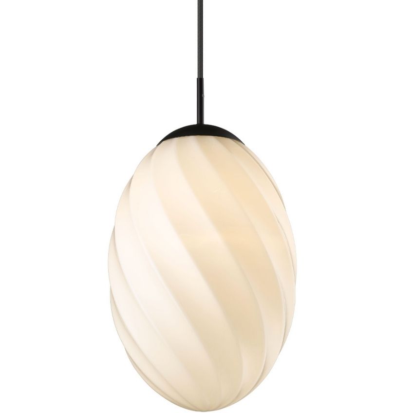 Halo Design Skleněné závěsné světlo Twist 25 cm