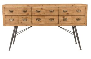 Hněd&aacute; komoda DUTCHBONE Six 150 x 40 cm