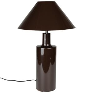 Hněd&aacute; kovov&aacute; stoln&iacute; lampa ZUIVER WONDERS