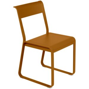 Hněd&aacute; kovov&aacute; zahradn&iacute; židle Fermob Bellevie