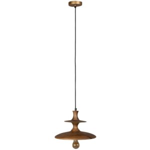 Hněd&eacute; mangov&eacute; z&aacute;věsn&eacute; světlo DUTCHBONE CATH 34 cm