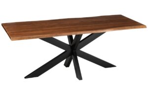 Hněd&yacute; ak&aacute;ciov&yacute; j&iacute;deln&iacute; stůl J-line Gary 200 x 90 cm