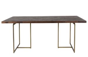 Hněd&yacute; dřevěn&yacute; j&iacute;deln&iacute; stůl DUTCHBONE Class 180 x 90 cm
