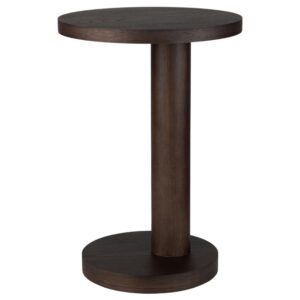 Hněd&yacute; dubov&yacute; odkl&aacute;dac&iacute; stolek Quax Oak 36 cm