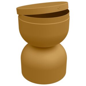 Hněd&yacute; hlin&iacute;kov&yacute; zahradn&iacute; stolek Fermob Piapolo 32 cm