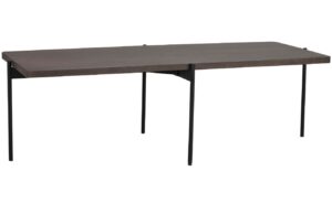 Hněd&yacute;  jasanov&yacute; konferenčn&iacute; stolek ROWICO SHELTON 145 x 60 cm