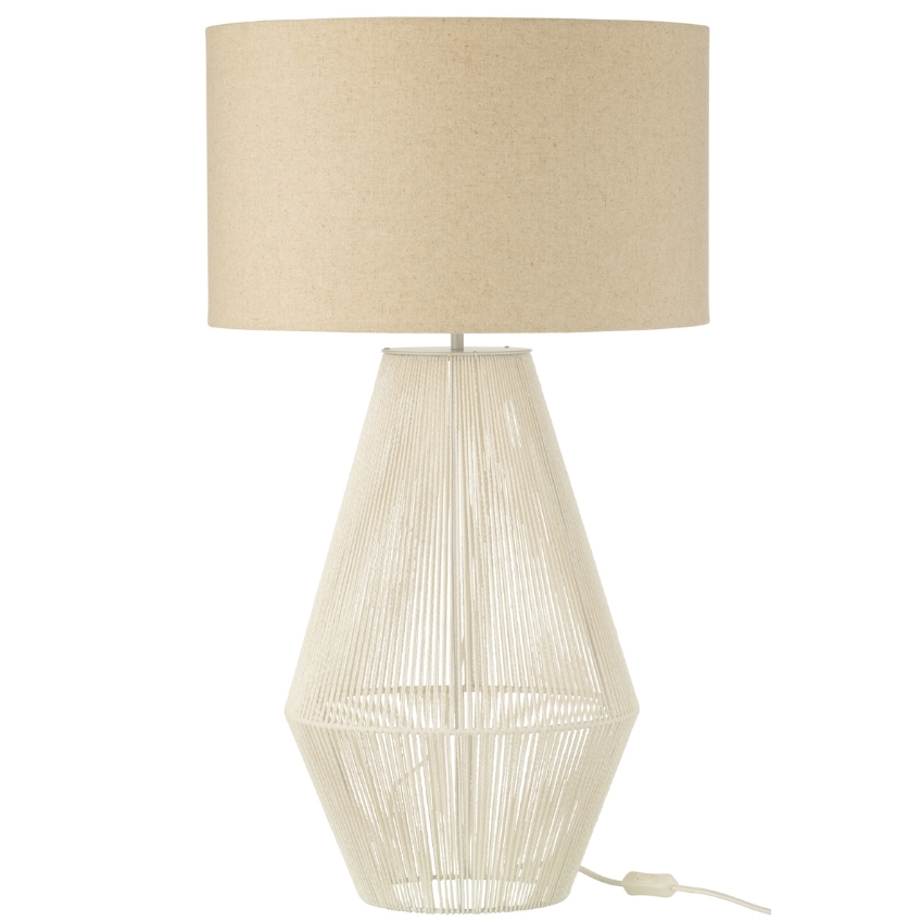 J-line Bílá stolní lampa Striing 78 cm