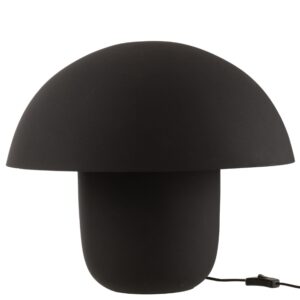 J-line Čern&aacute; kovov&aacute; stoln&iacute; lampa Cordelius 44 cm