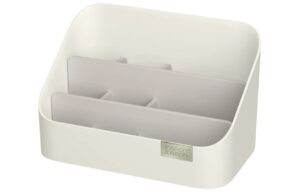 Joseph Joseph Kr&eacute;mově b&iacute;l&yacute; plastov&yacute; kosmetick&yacute; organiz&eacute;r Viva 18 cm