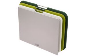 Joseph Joseph Sada tř&iacute; plastov&yacute;ch prk&eacute;nek se stojanem Nest Silver Green 26 x 36 cm