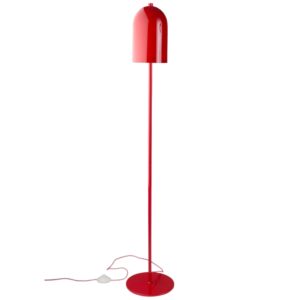 Jotex Červen&aacute; kovov&aacute; stojac&iacute; lampa ARA 130 cm