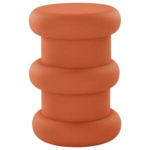 Jotex Oranžov&yacute; kovov&yacute; odkl&aacute;dac&iacute; stolek TIMARU 33 cm