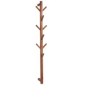 Jotex Tmav&yacute; dřevěn&yacute; n&aacute;stěnn&yacute; vě&scaron;&aacute;k EDDISON 100 cm