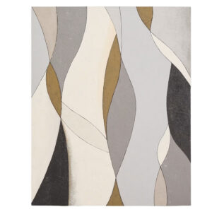 Kave Home Abstraktn&iacute; obraz Marvilo 100 x 80 cm