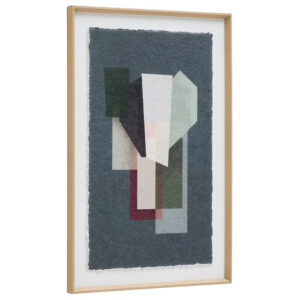Kave Home Abstraktn&iacute; obraz Veluni 90 x 60 cm