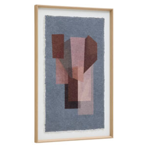 Kave Home Abstraktn&iacute; obraz Veluni 90 x 60 cm
