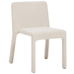 Kave Home B&eacute;žov&aacute; čalouněn&aacute; j&iacute;deln&iacute; židle Loria