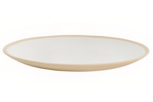 Kave Home B&eacute;žov&yacute; keramick&yacute; tal&iacute;ř Azir 27 cm