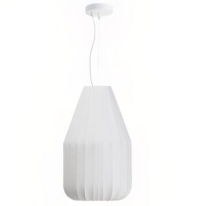 Kave Home B&iacute;l&eacute; z&aacute;věsn&eacute; světlo Somar &Oslash; 30 cm