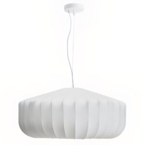 Kave Home B&iacute;l&eacute; z&aacute;věsn&eacute; světlo Somar &Oslash; 76 cm