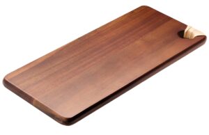 Kave Home Dřevěn&eacute; serv&iacute;rovac&iacute; prk&eacute;nko Sardis 35 x 15 cm